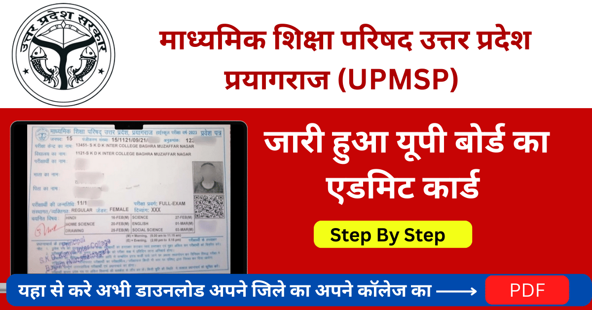 UP Board Admit Card 2025