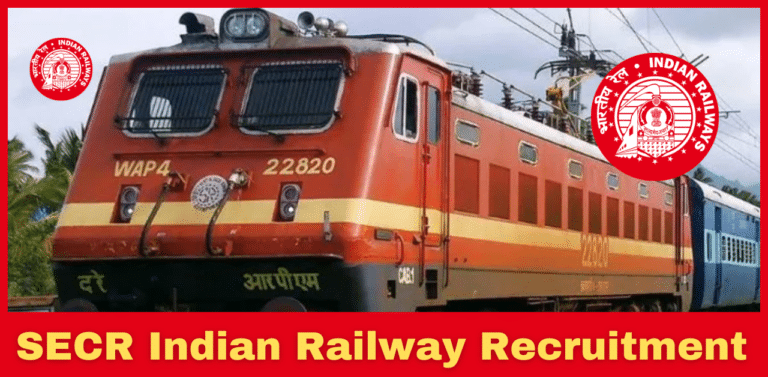 SECR Indian Railway Recruitment 2025