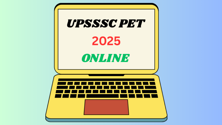 UPSSSC PET Notification 2025