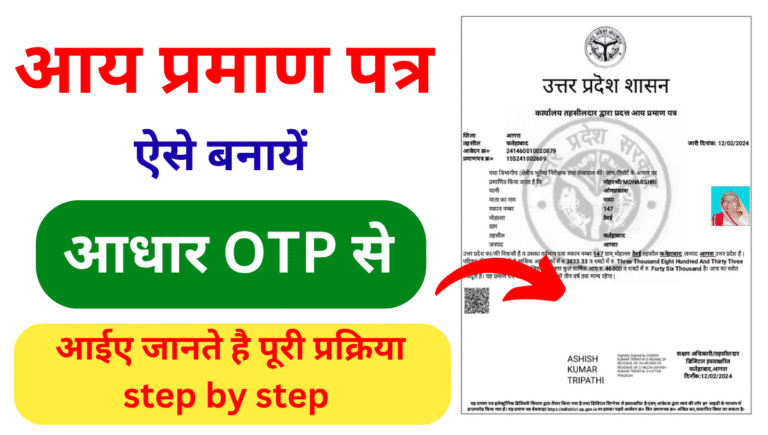 Income Certificate Apply Online 2025