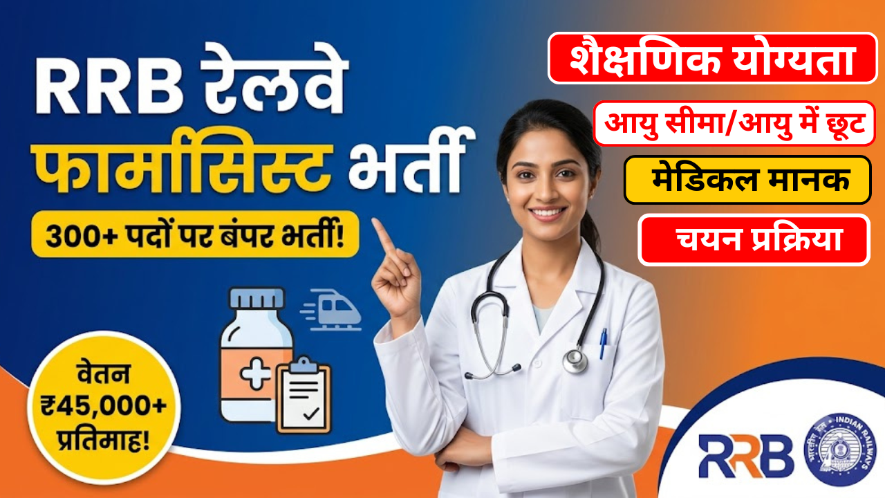RRB Pharmacist Recruitment 2026