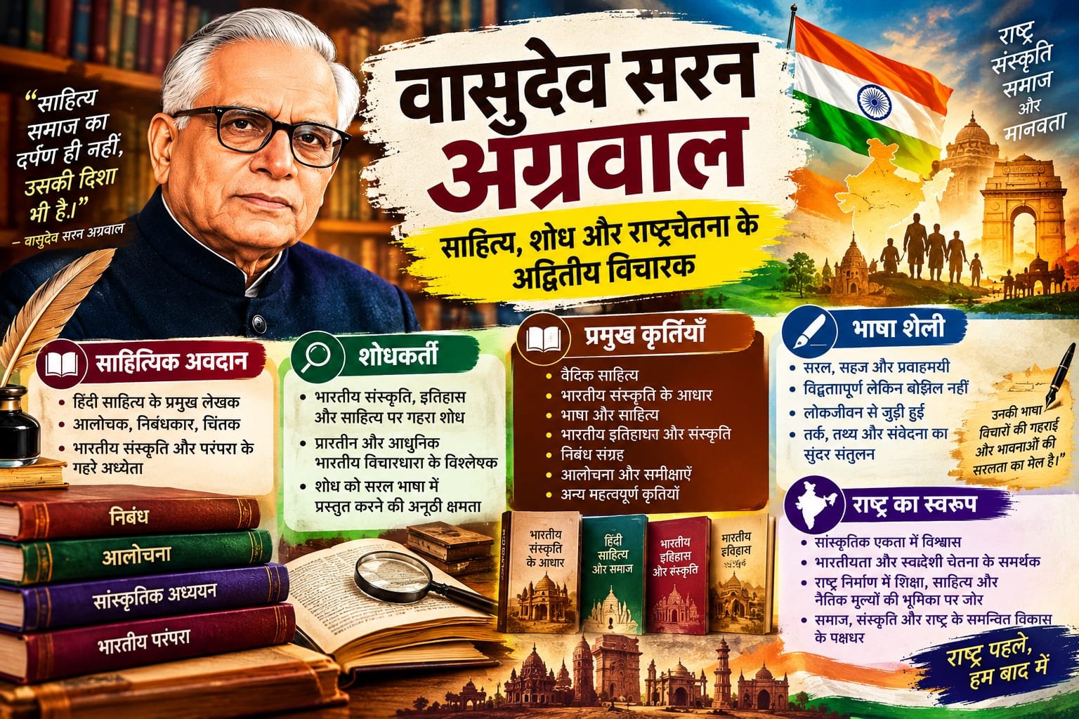 Vasudev Sharan Agrawal ka Jeevan Parichay